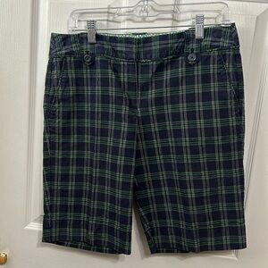 Ann Taylor Loft plaid shorts. Size 6